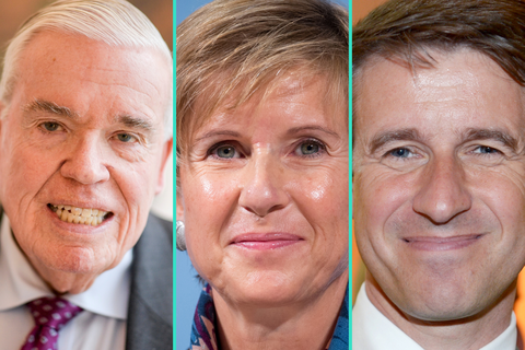 Klaus-Michael Kühne (l.), Susanne Klatten und Stefan Quandt (r.) zählen laut Forbes-Ranking zu Deutschlands reichsten Menschen (Bildcollage, Archivfotos)